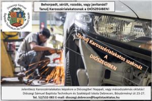 Karosszérialakatos képzések a Diószegiben