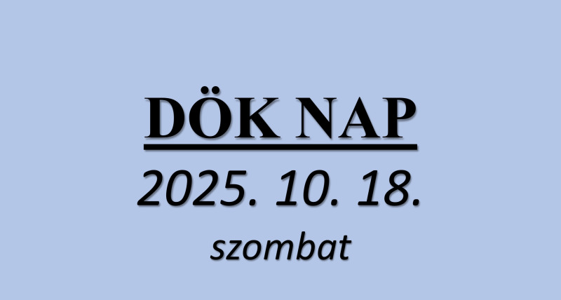 DÖK nap 2025.10.18.