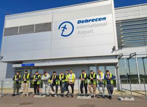 Diószegisek a Debrecen Nemzetközi Repülőtéren