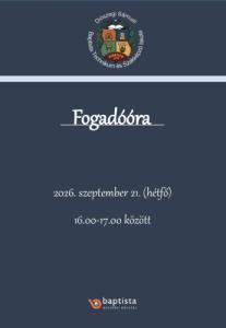 Fogadóóra és szülői értekezlet 2026